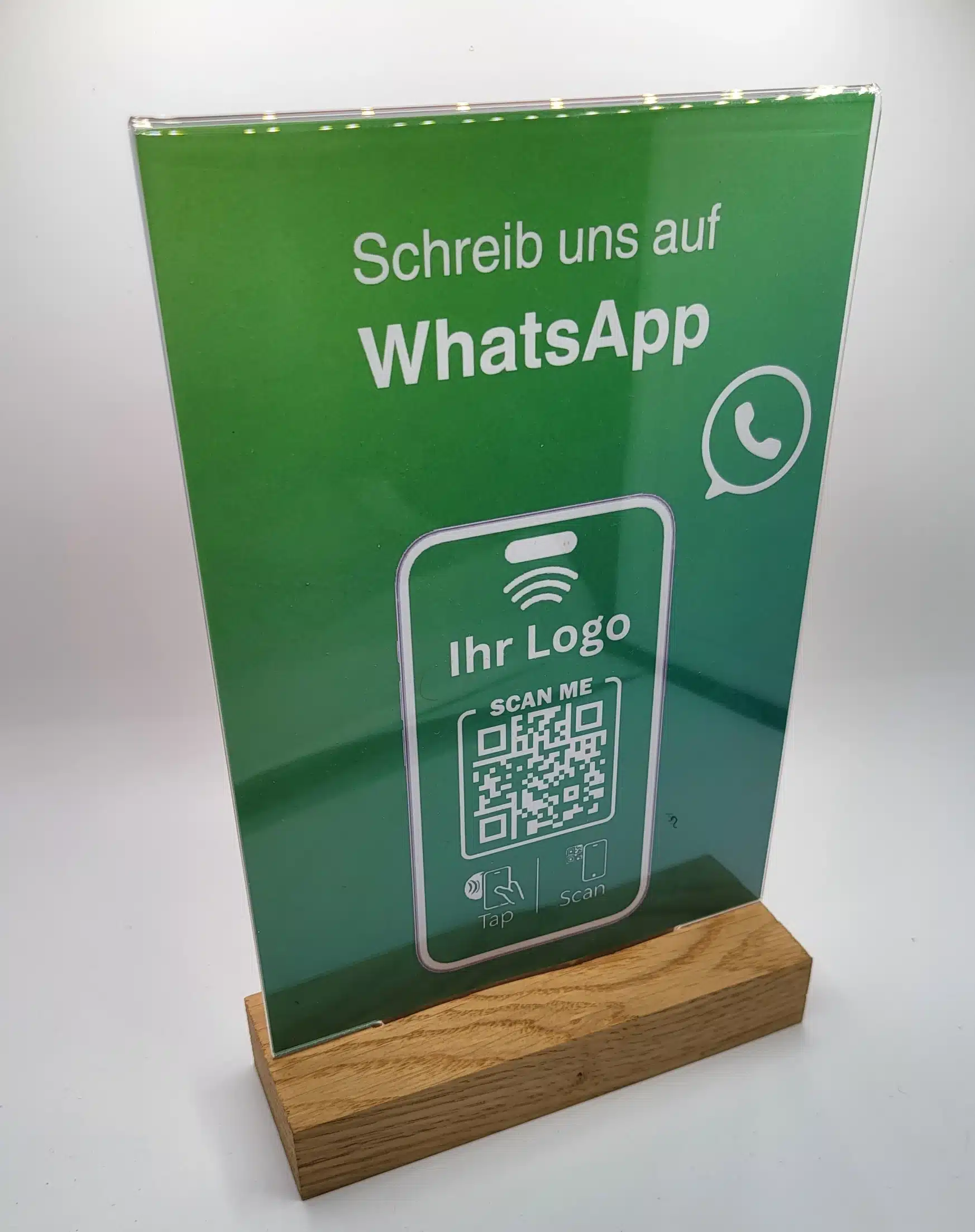WhatsApp Aufsteller A5 - WhatsApp Aufsteller
