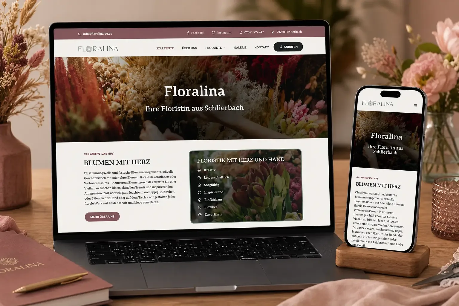 Website Floralina